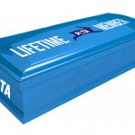 PETA Coffin, "Lifetime PETA Member"