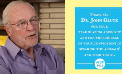 PETA Honors Former Animal Experimenter Turned Animal Rights Advocate With a Trailblazing Advocacy Award