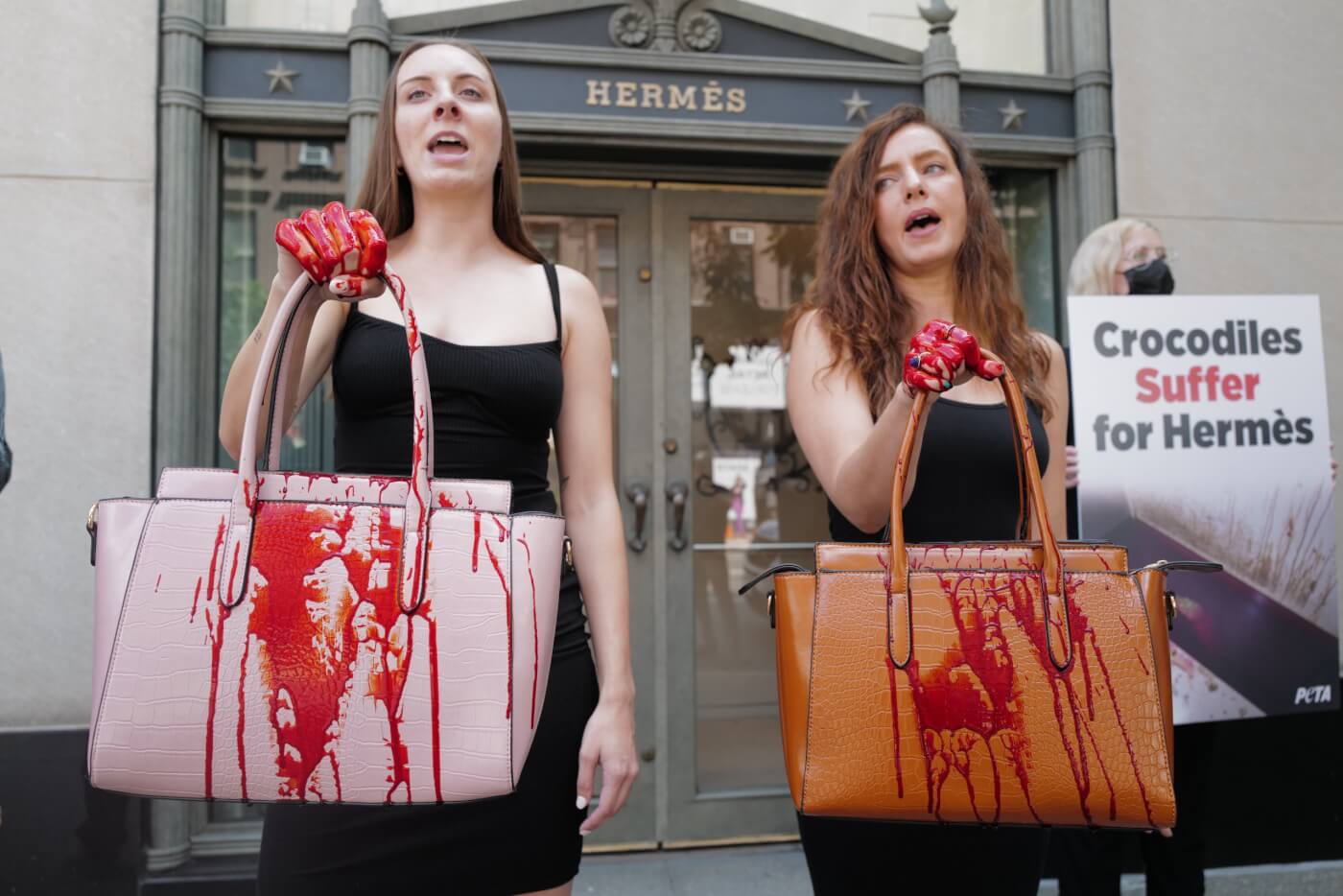 PETA buys stake in Hermès in dispute over crococile skins