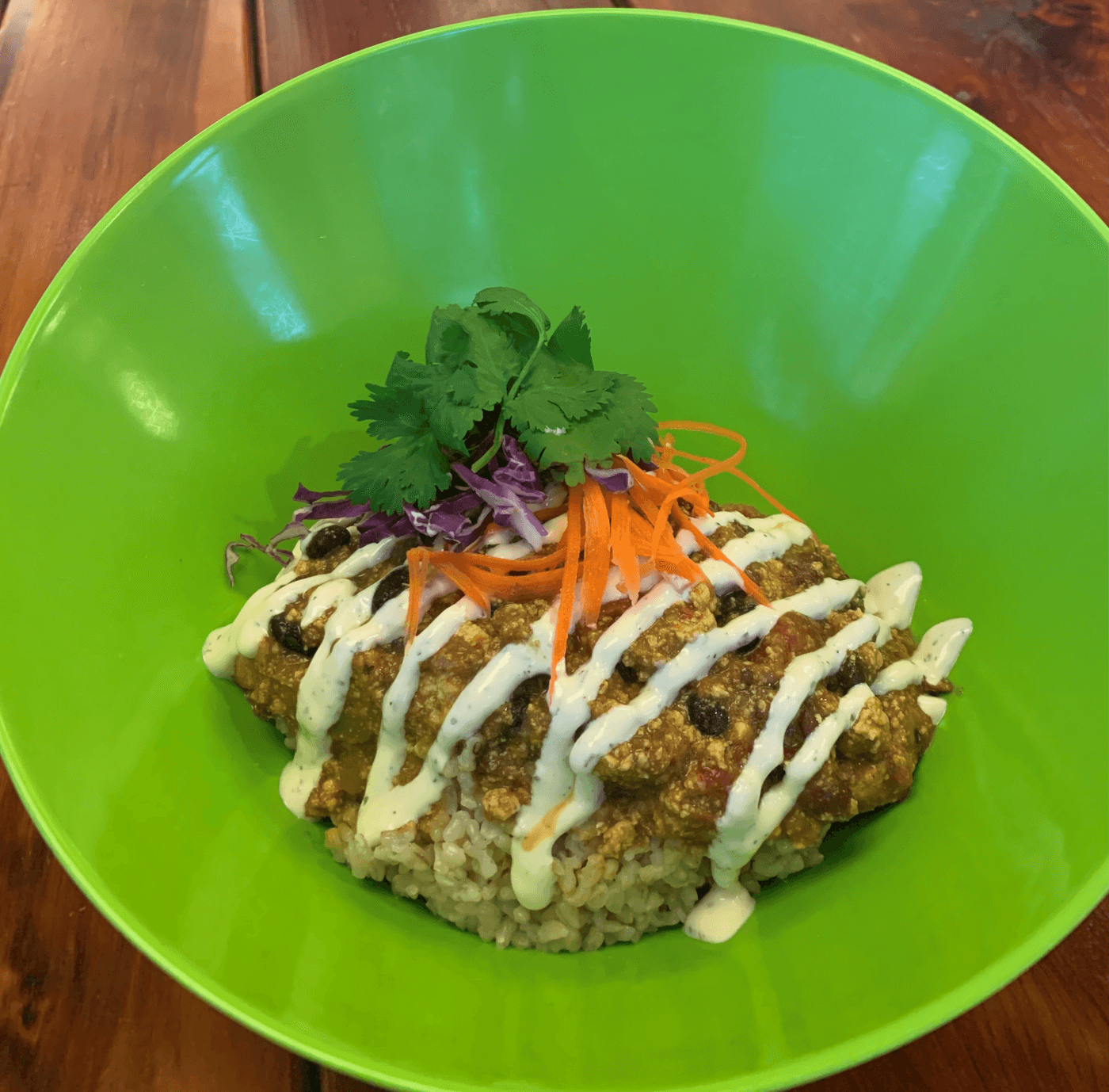 vegan chili bowl house of leaf and bean