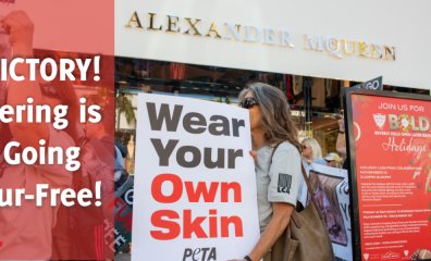 Victory! Following Decades-Long PETA Campaign, Kering Is Going Fur-Free!