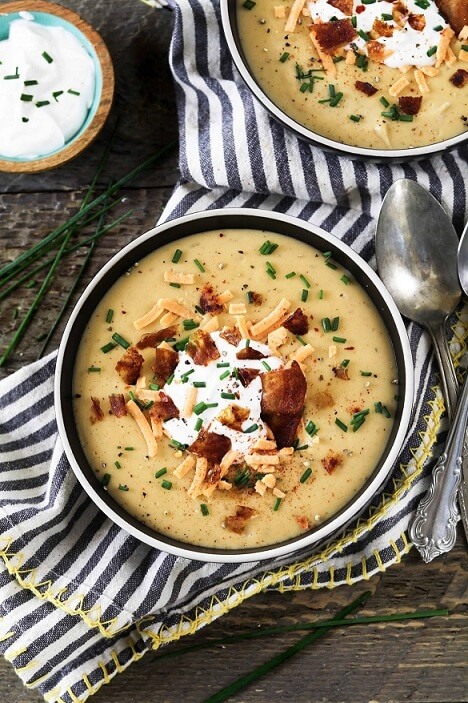 Vegan Baked Potato Soup