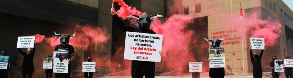 PETA Latino protest for bulls