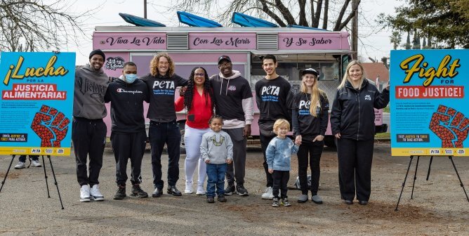 PETA Takes Food Justice Campaign to Cities Across the Country