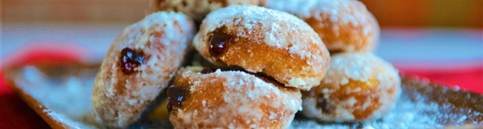 Vegan jelly donuts