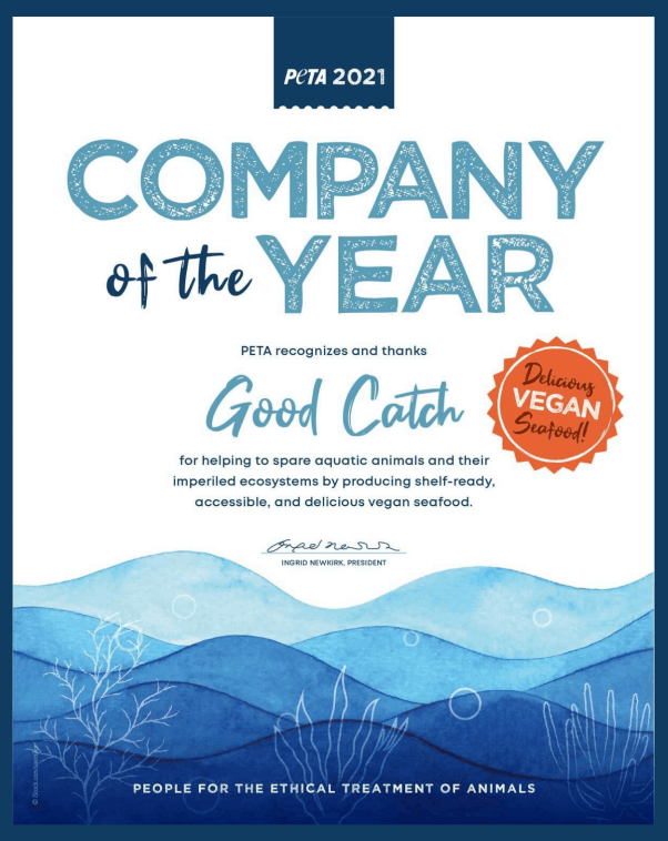 It’s OFISHal: PETA’s 2021 Company of the Year Is Good Catch!