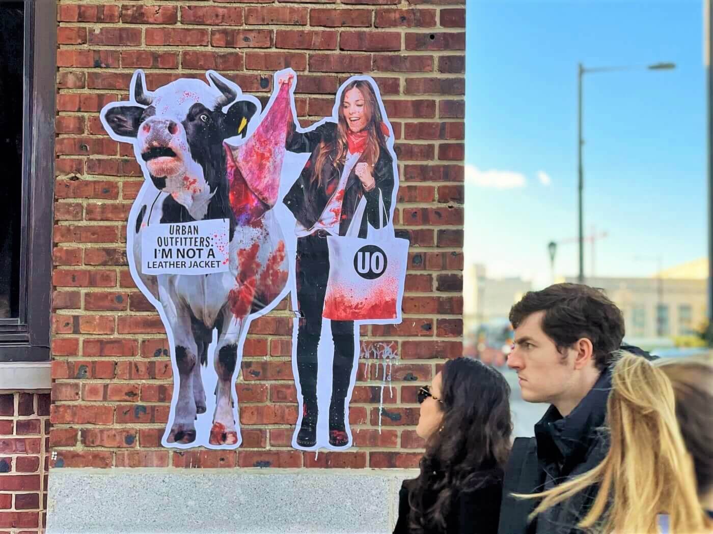 praxis urban outfitters street art feature image Leather Destroys Animals’ Lives and the Environment