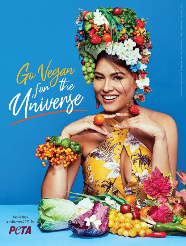 Miss universe for PETA Latino