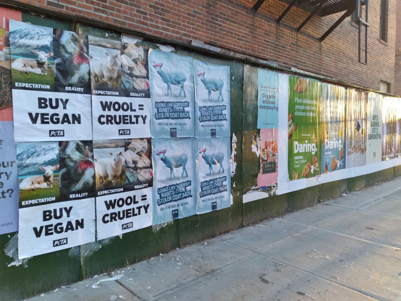nyc flyposters for wool free winter