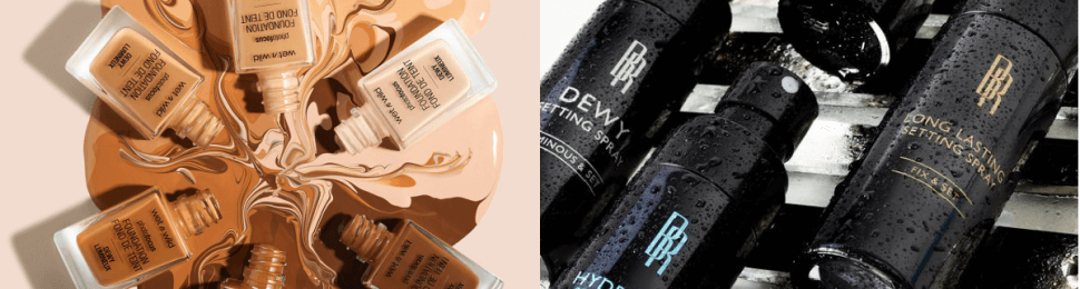 walmart beauty brands wet n wild foundation and black radiance setting spray