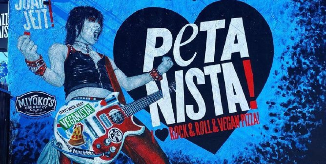 PIZZANISTA! Launches Black Heart Pizza Collaboration With PETA and Joan Jett