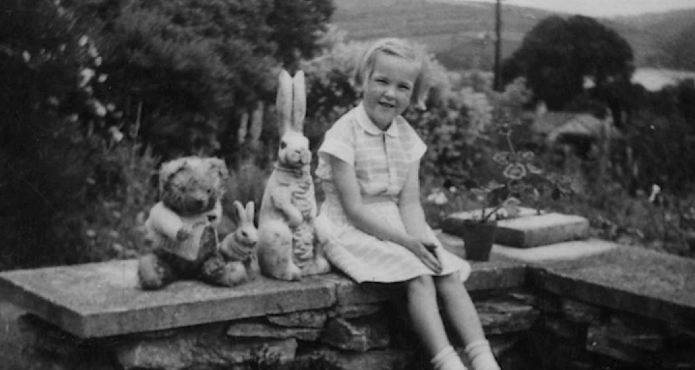 Ingrid Newkirk as a young girl
