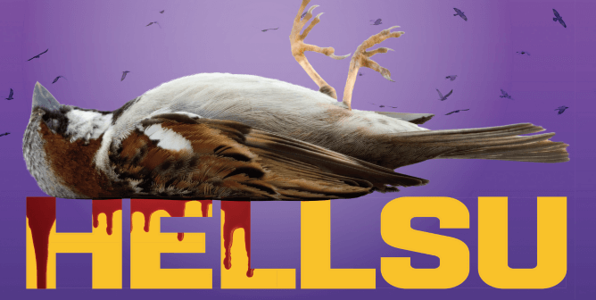 LSU PETA ad