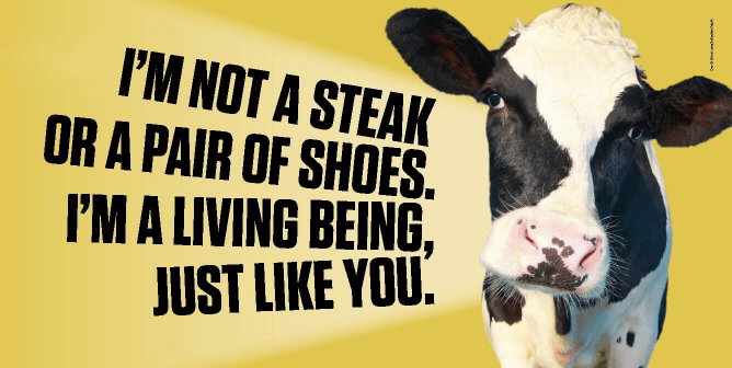 I am not a steak PETA billboard