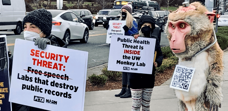 Protesters Skewer University of Washington for Attempting to Hide Suffering