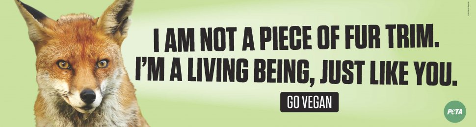 I Am Not A Piece Of Fur Trim. I’m A Living Being, Just Like You