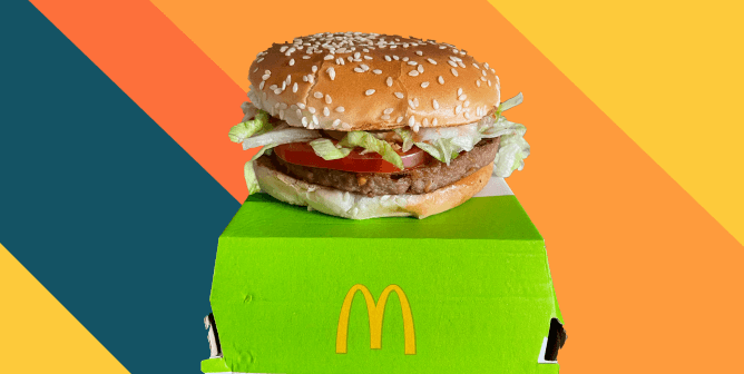 McPlant with colorful background