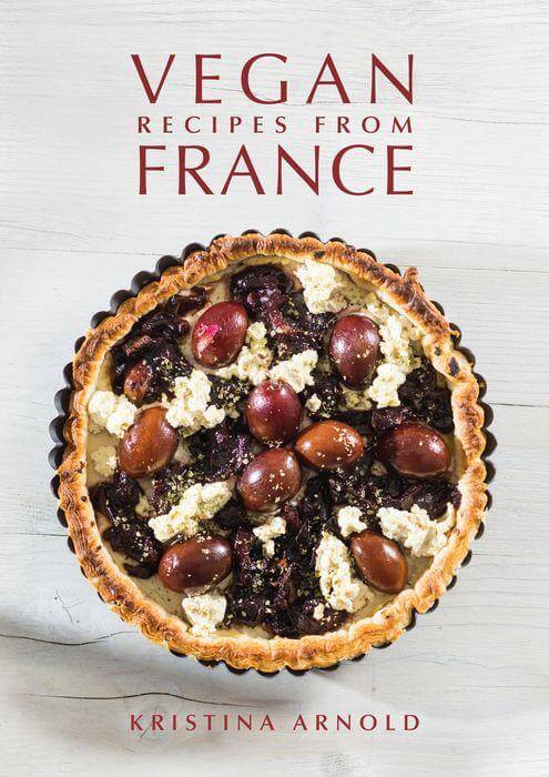 cover of vegan recipes from france cookbook