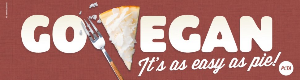 Go Vegan. It’s As Easy As Pie!