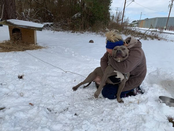 PETA Fieldworkers Free Gandalf From Life on a Chain