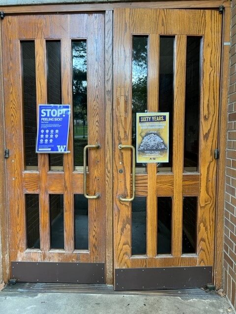 Plastered on walls, windows, and doorways around the University of Washington’s campus, PETA’s flyposters offer a sobering visual reminder of the WaNPRC’s grisly legacy of suffering and death.