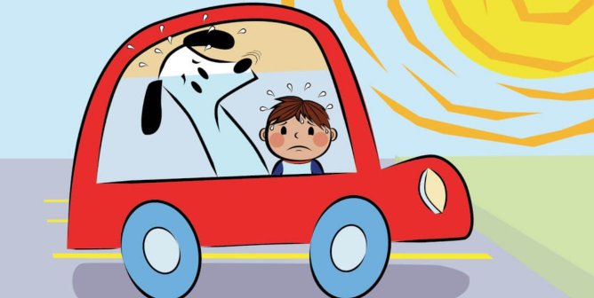 Too hot for spot and tot image