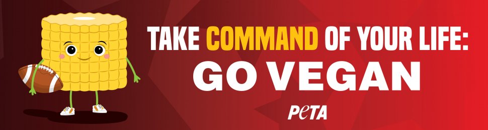 Take Command Of Your Life: Go Vegan (Washington Commanders)
