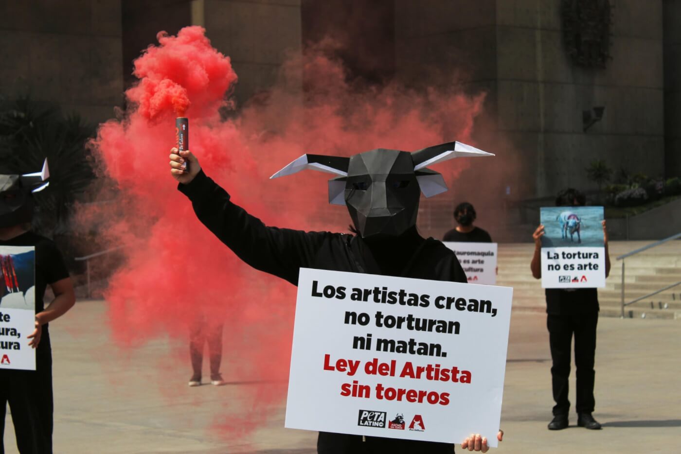 PETA Latino victories peru bullfighting demo