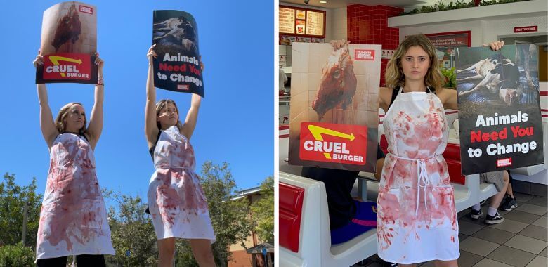 Students Expose In-N-Out Burger’s Bloody Speciesism