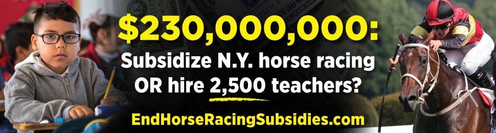$230,000,000: Subsidize N.Y. Horse Racing or Hire 2,500 Teachers?