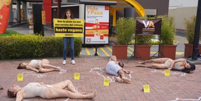 PETA Latino ‘Crime Scene’ Shocks Colombian Capital