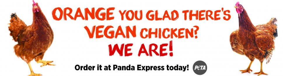 Orange You Glad There’s Vegan Chicken? We Are! Order It At Panda Express Today!