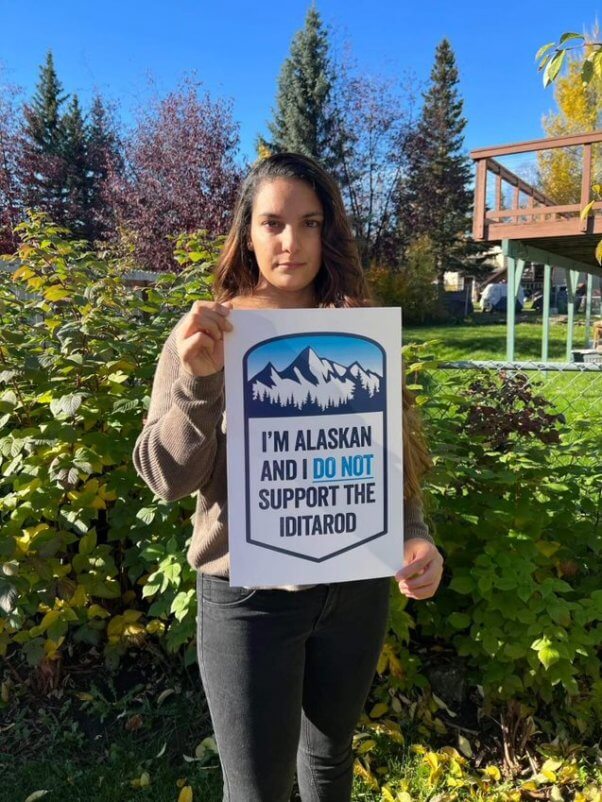 Alaska Iditarod sign.