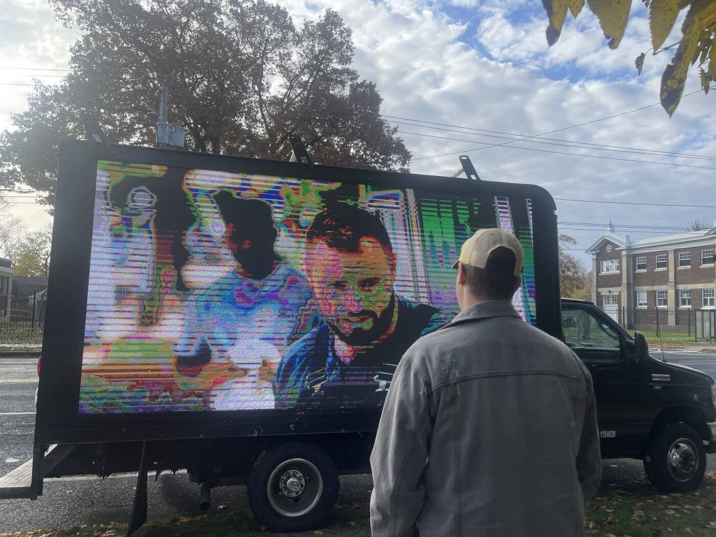 "Happy Wool" Mobile Billboard at Fiber Festival of New England