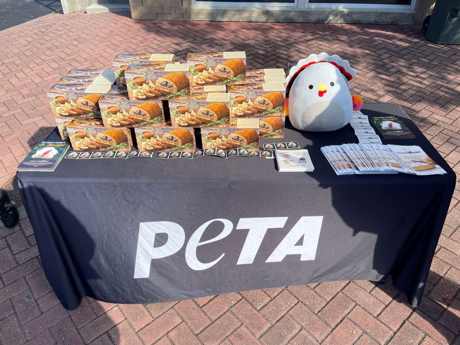 Photos ThanksVegan! PETA to Hand Out Dozens of TurkeyFree Roasts