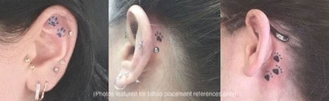 15 Adorable Paw Print Tattoo Designs for Animal Lovers