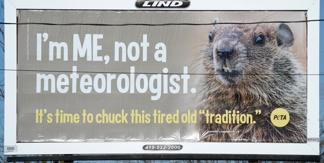 Chuck the Cruel Tradition: PETA Offers to Replace Punxsutawney Phil With a Human
