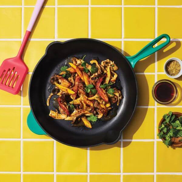 Tabitha Brown for Target skillet with sauteed veggies