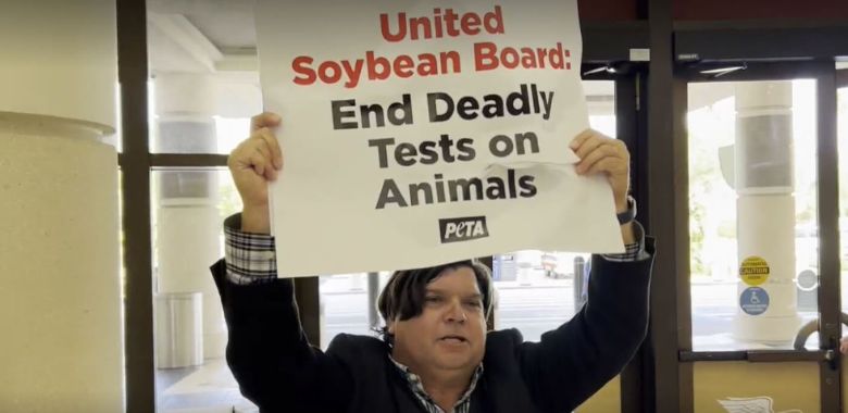 PETA Calls Out Tests on Animals at National Farming Conference