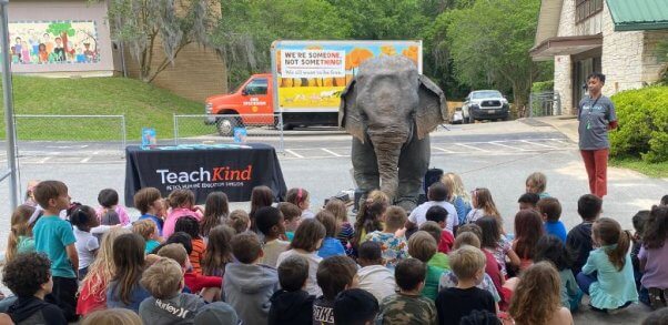 Kids Are All Ears as Ellie the Elephant Inspires Them