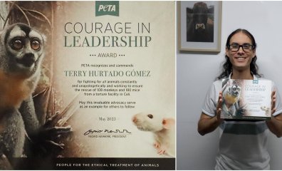 Colombian Council Member Becomes First Politician Outside U.S. to Win PETA’s ‘Courage in Leadership’ Award