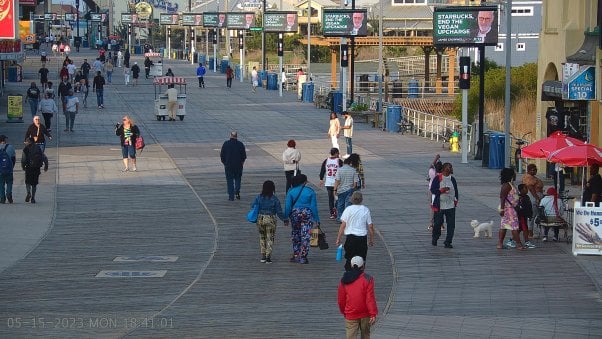 James Cromwell ads on boardwalk