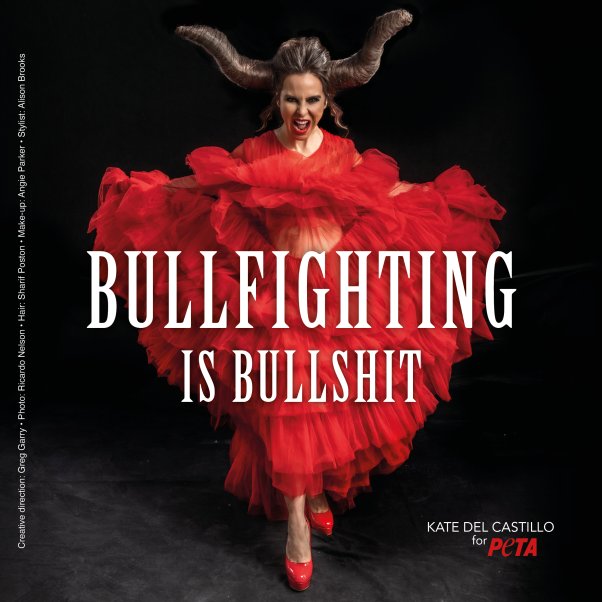 kate del castillo anti-bullfighting ad