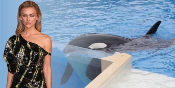 Lala Kent and Corky at SeaWorld