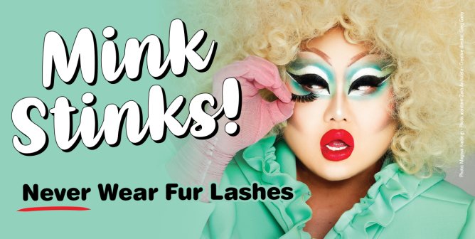 ‘RuPaul’s Drag Race’ Alum Kim Chi Serves Ethical Beauty Realness in Glam PETA Ads