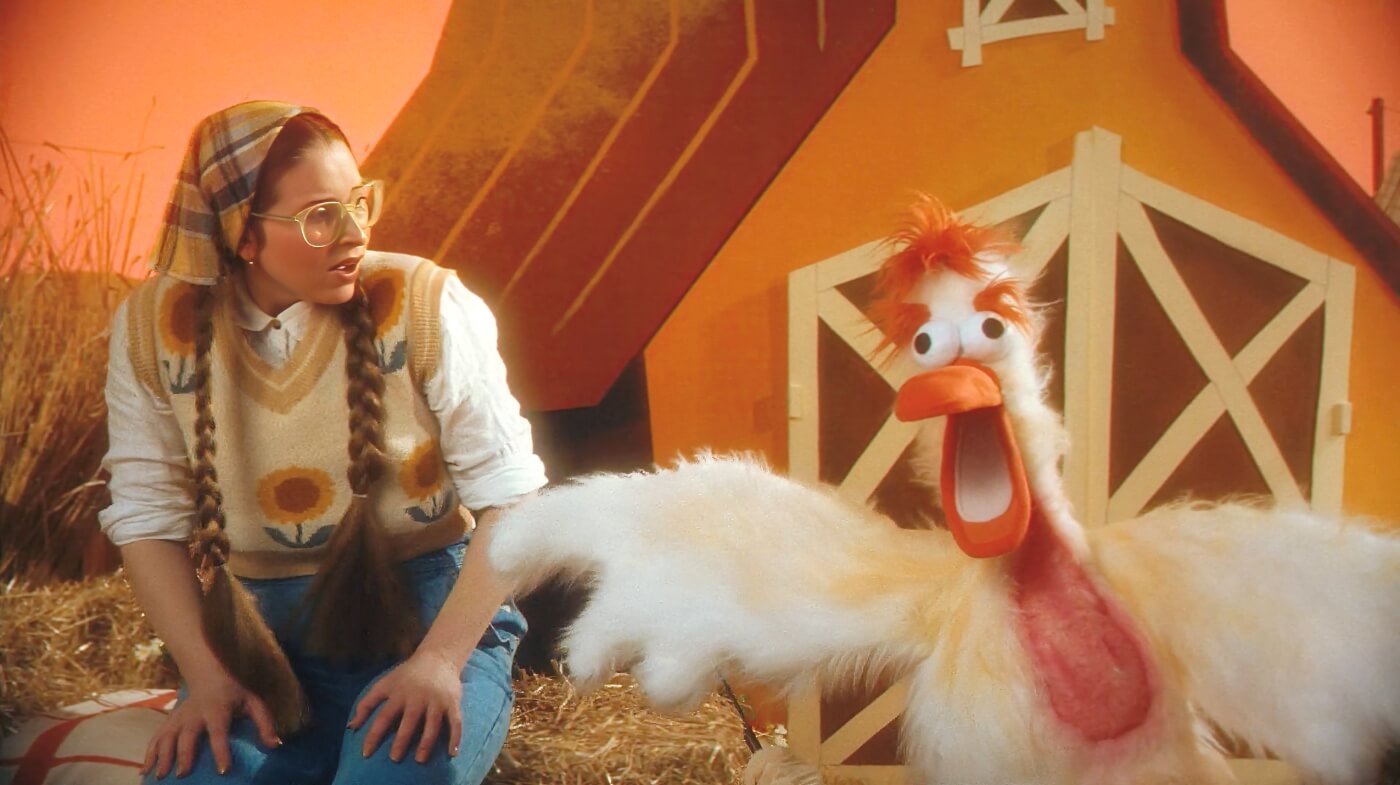 Jessie Cave stars in a PETA UK skins advertisement