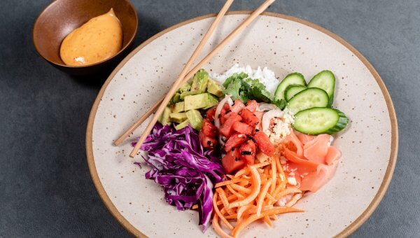 Chef Joya’s Papa Poke Bowl