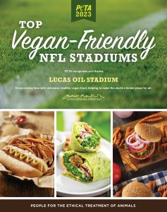 Top Vegan Friendly NFL Stadiums Lucas Oil Bleed Blue, Eat Green: Lucas Oil Stadium Among Top Vegan-Friendly NFL Venues