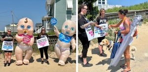 Giant ‘Babies’ Lead PETA’s Vegan Cheese Giveaway