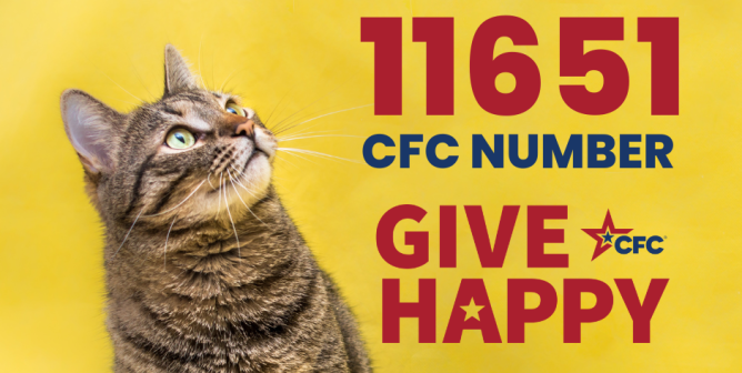 Support PETA Through the Combined Federal Campaign
